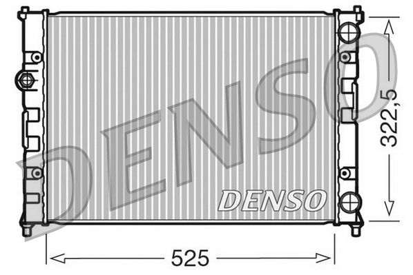 Denso Radiator DRM26008 - image 2