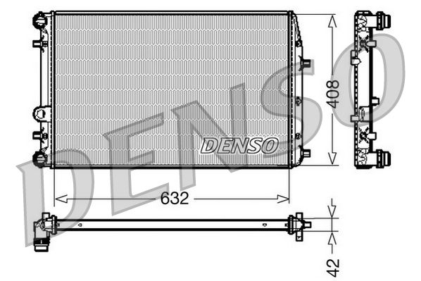 Denso Radiator DRM26011 - image 2