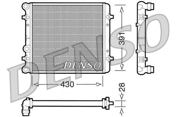 Denso Radiator DRM32002 - image 2
