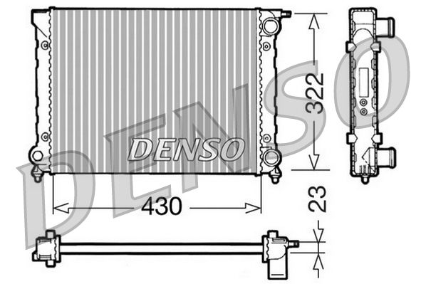 Denso Radiator DRM32004 - image 2
