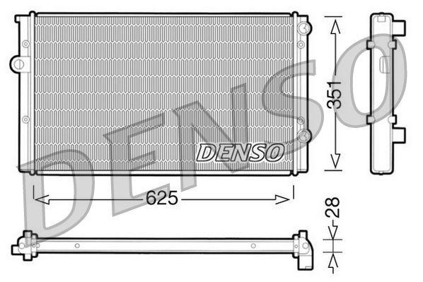 Denso Radiator DRM32008 - image 2