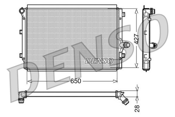 Denso Radiator DRM32017 - image 2
