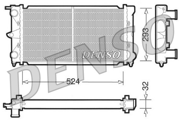 Denso Radiator DRM32020 - image 2