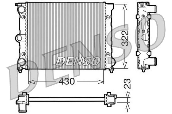 Denso Radiator DRM32022 - image 2