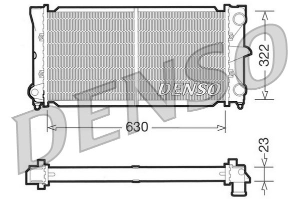 Denso Radiator DRM32025 - image 2
