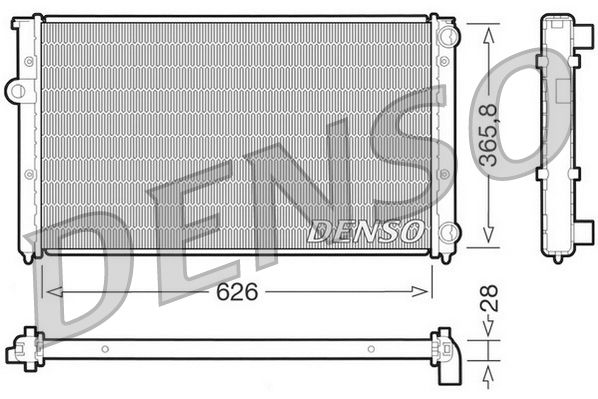Denso Radiator DRM32027 - image 2