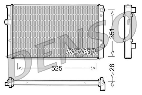 Denso Radiator DRM32028 - image 2