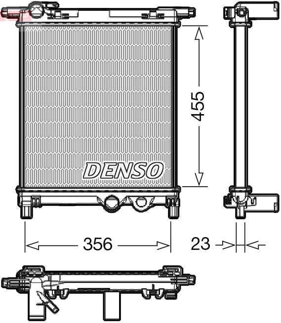 Denso Radiator DRM32036 - image 2