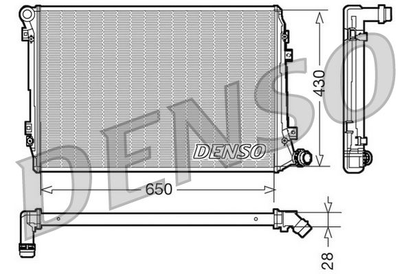 Denso Radiator DRM32037 - image 2