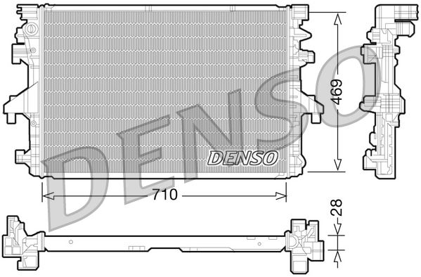 Denso Radiator DRM32038 - image 2