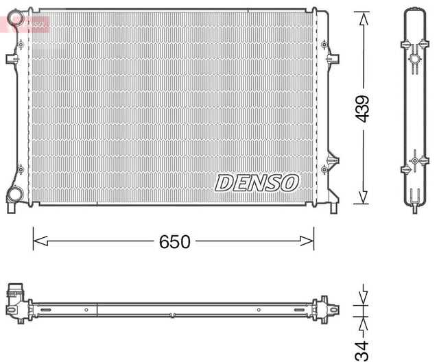 Denso Radiator DRM32042 - image 2