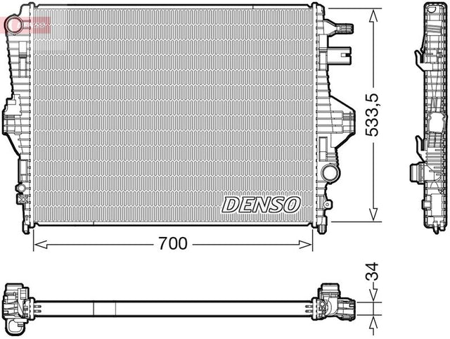 Denso Radiator DRM32050 - image 2