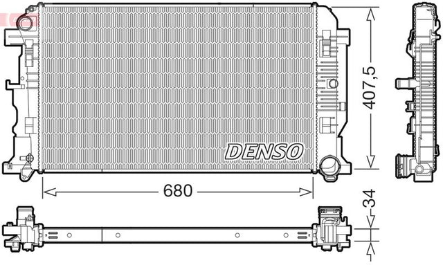 Denso Radiator DRM32053 - image 2