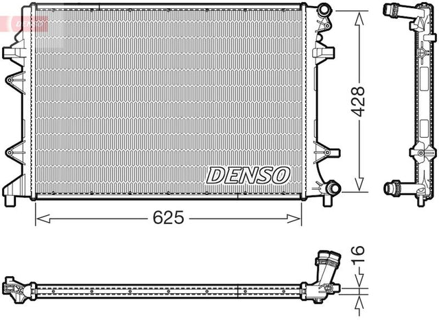 Denso Radiator DRM32054 - image 2
