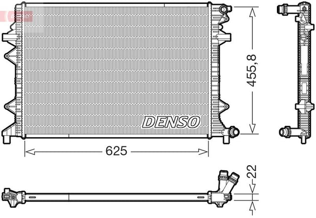 Denso Radiator DRM32066 - image 2