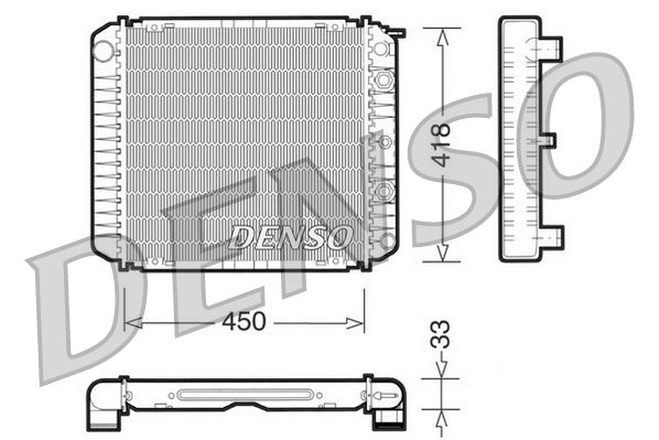 Denso Radiator DRM33005 - image 2