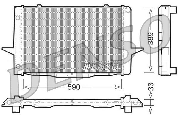 Denso Radiator DRM33041 - image 2
