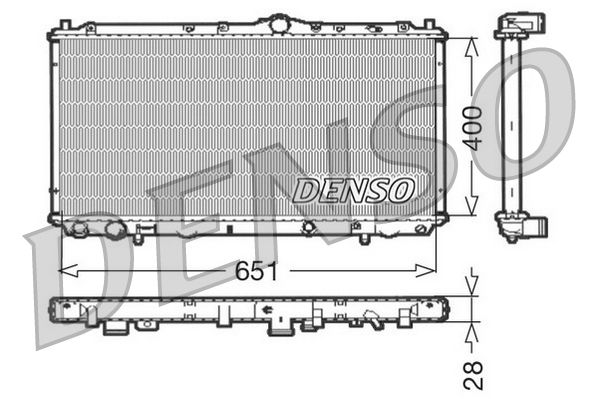 Denso Radiator DRM33060 - image 2