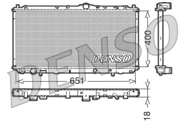 Denso Radiator DRM33061 - image 2