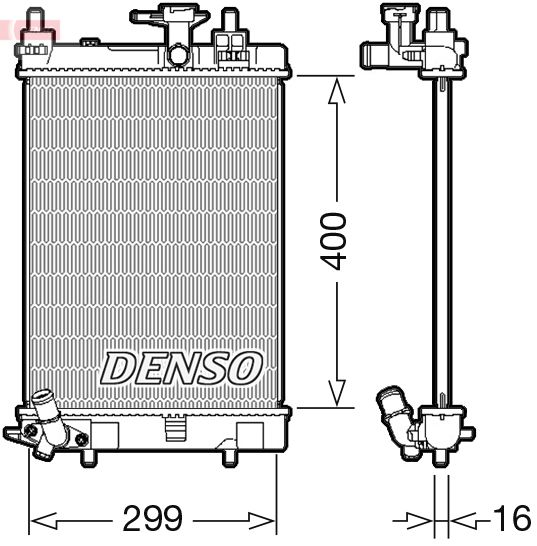 Denso Radiator DRM35003 - image 2