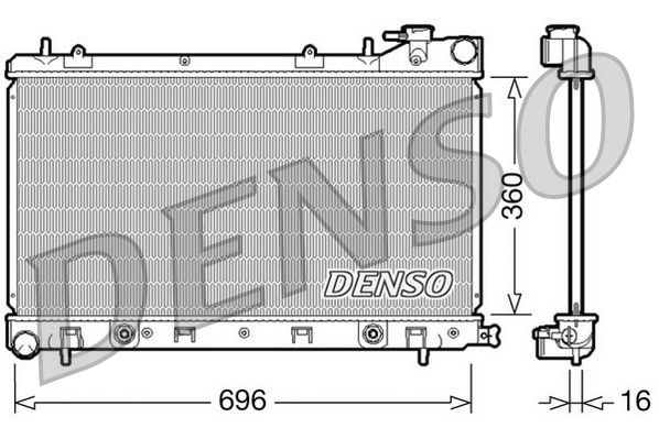 Denso Radiator DRM36002 - image 2