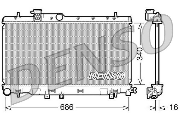 Denso Radiator DRM36006 - image 2