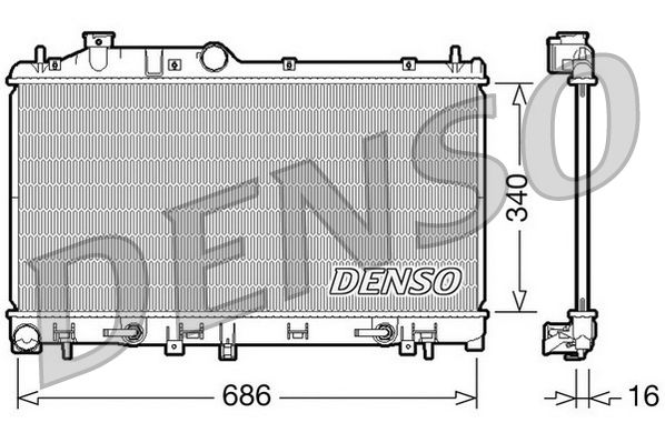 Denso Radiator DRM36008 - image 2