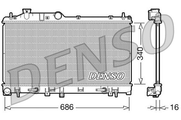 Denso Radiator DRM36009 - image 2