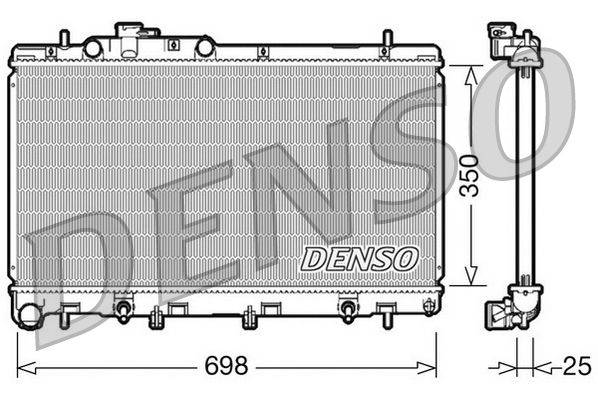 Denso Radiator DRM36011 - image 2