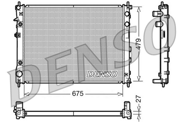 Denso Radiator DRM36012 - image 2
