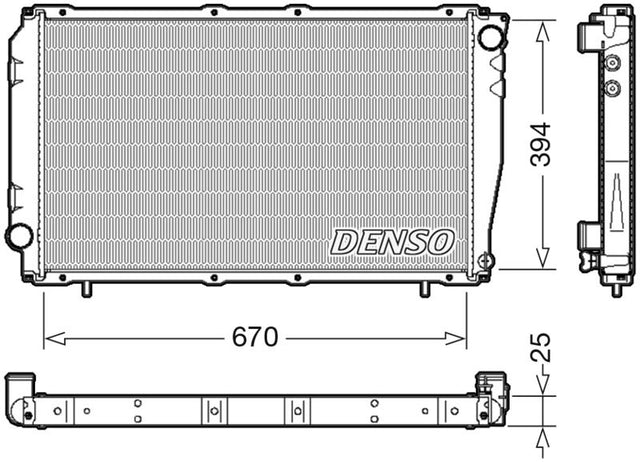 Denso Radiator DRM36016 - image 2