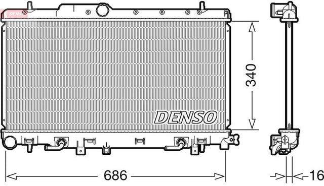 Denso Radiator DRM36018 - image 2