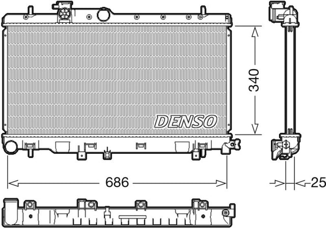 Denso Radiator DRM36020 - image 2