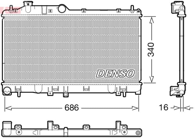 Denso Radiator DRM36025 - image 2