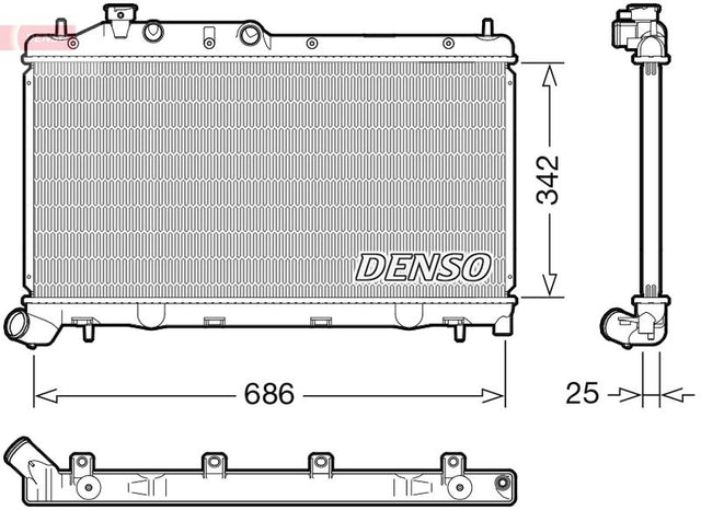 Denso Radiator DRM36026 - image 2
