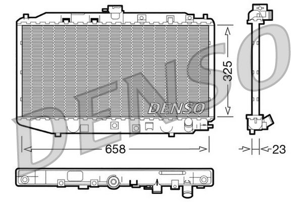Denso Radiator DRM40002 - image 2