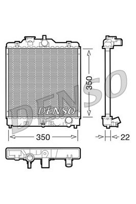 Denso Radiator DRM40003 - image 2