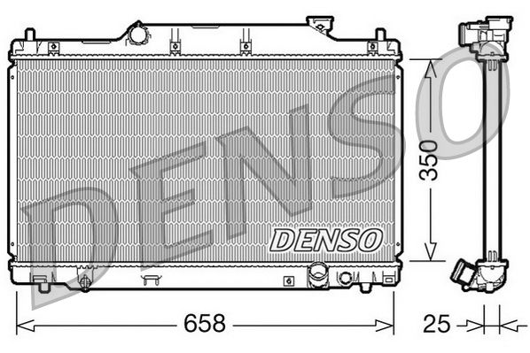 Denso Radiator DRM40007 - image 2