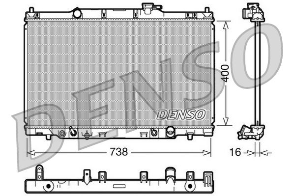 Denso Radiator DRM40013 - image 2