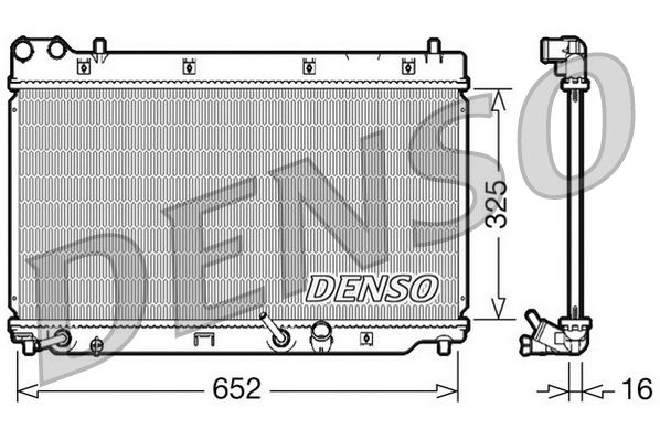 Denso Radiator DRM40014 - image 2