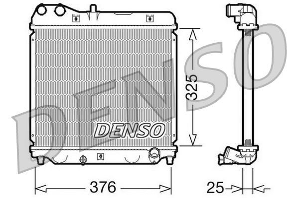 Denso Radiator DRM40015 - image 2