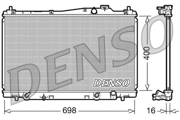 Denso Radiator DRM40017 - image 2