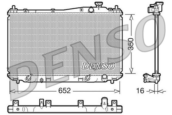 Denso Radiator DRM40019 - image 2