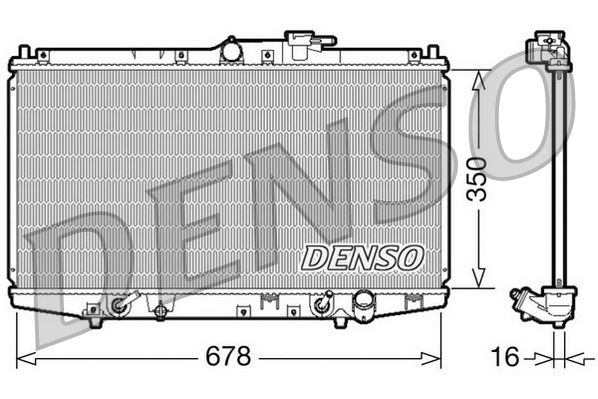Denso Radiator DRM40020 - image 2