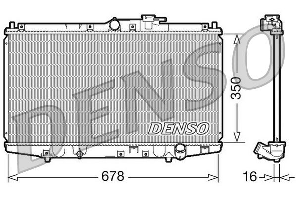 Denso Radiator DRM40021 - image 2