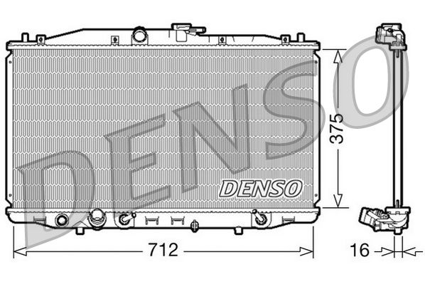 Denso Radiator DRM40022 - image 2