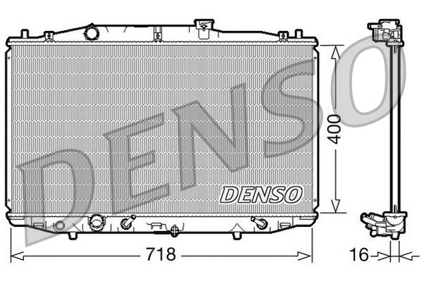Denso Radiator DRM40024 - image 2