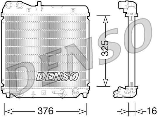 Denso Radiator DRM40026 - image 2