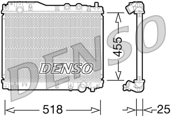 Denso Radiator DRM40027 - image 2