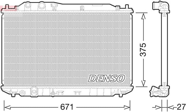 Denso Radiator DRM40029 - image 2